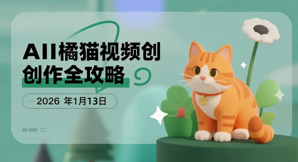 【2026.01.13】AI萌宠账号实操研究:脚本构思 + AI生成 + 平台适配,打造高传播猫咪短视频内容-老高项目网