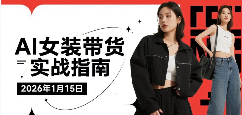 【2026.01.15】AI女装带货实操拆解:从0起步搭建可持续变现账号的完整路径-老高项目网