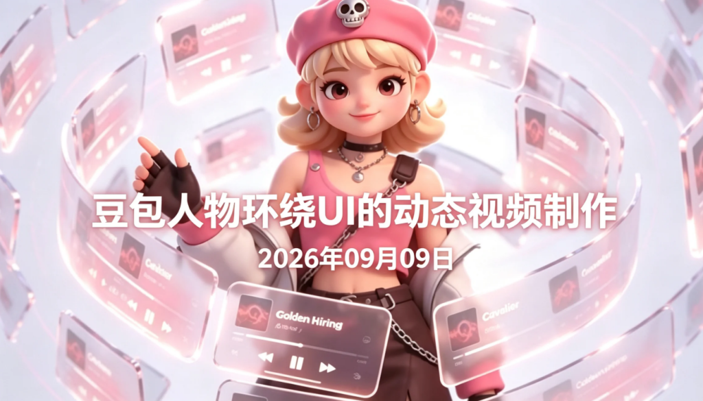 【2026.09.09】豆包人物环绕UI的动态视频制作-老高项目网