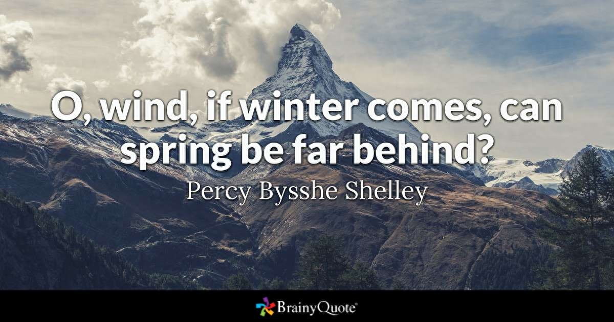 西风颂雪莱-每日一句英语名言 Day 4