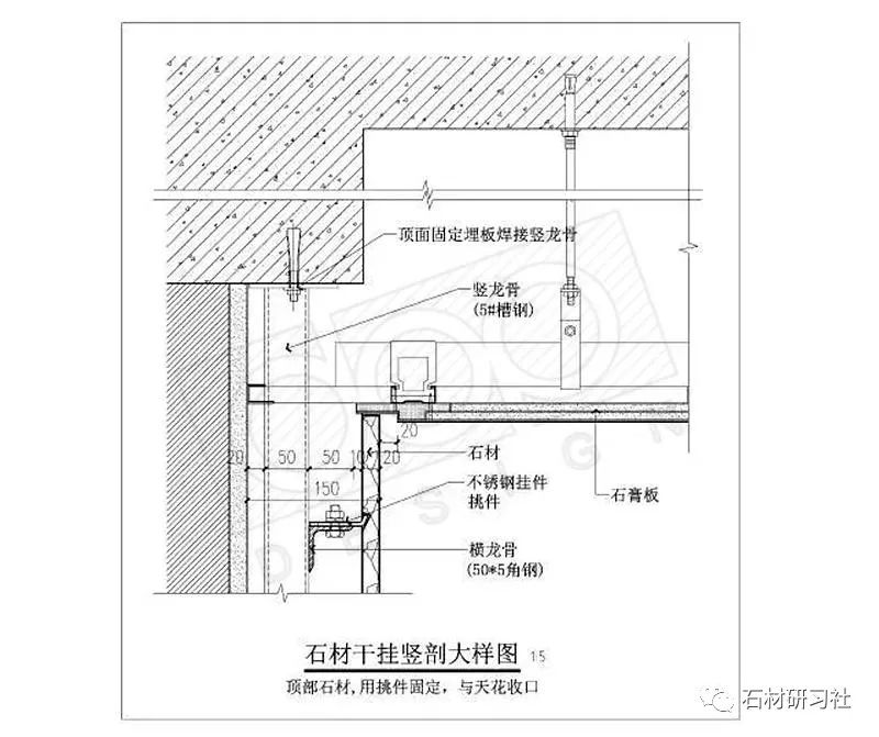 外墙石材干挂施工工艺流程_干挂石材外墙_外墙石材干挂报价单