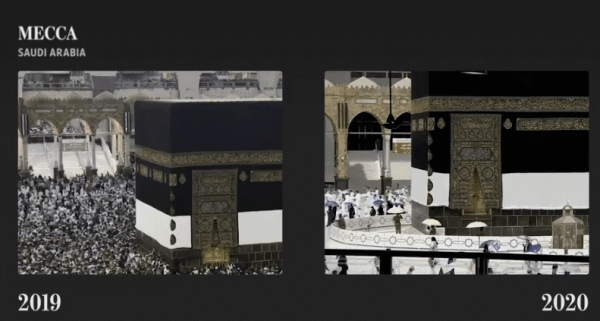 朝觐-疫情下的麦加朝圣画风大变：从200万人到1000人