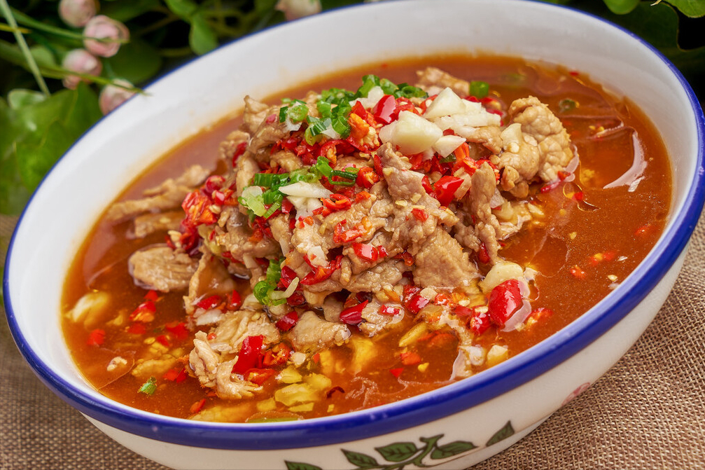 水煮肉片配菜图片_水煮肉片的配菜_水煮肉片配菜放些什么好吃