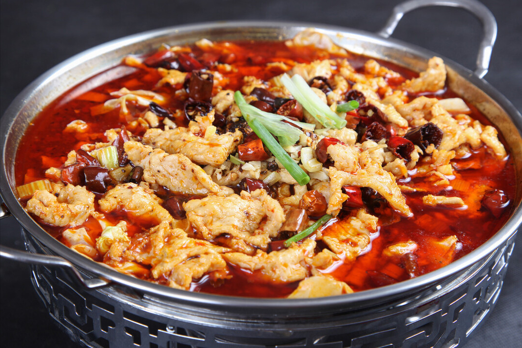 水煮肉片配菜图片_水煮肉片配菜放些什么好吃_水煮肉片的配菜