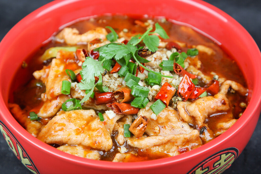 水煮肉片的配菜_水煮肉片配菜放些什么好吃_水煮肉片配菜图片