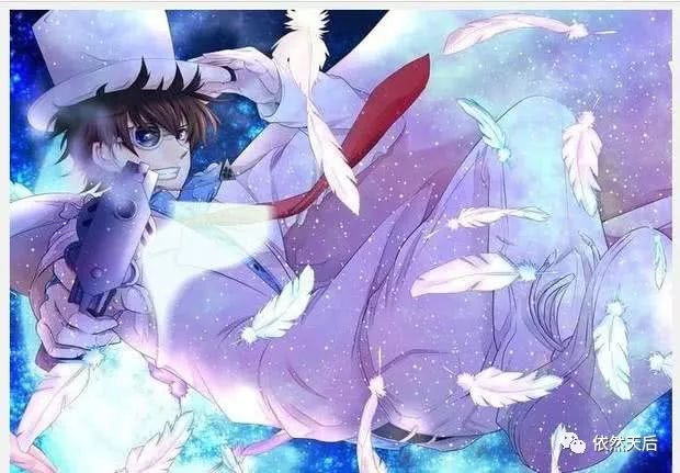 名侦探怪盗基德-动漫《名侦探柯南》怪盗基德扒光女生衣服，唯独对第二个女生动心！是她！