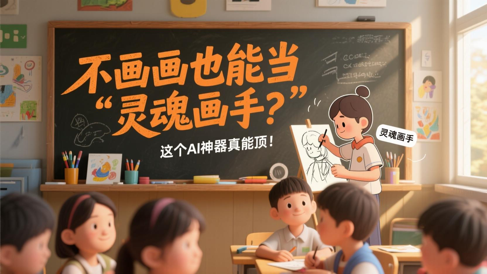 不画画也能当“灵魂画手”？这个AI神器真能顶！