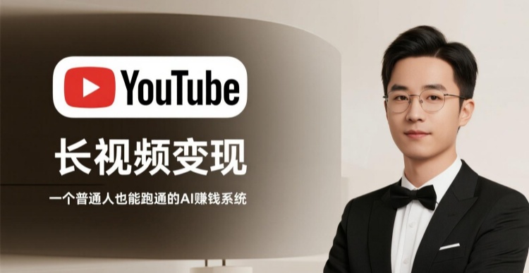 YouTube长视频变现，一个普通人也能跑通的AI赚钱系统
