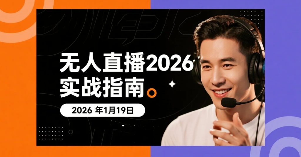 【2026.01.19】无人直播多玩法拆解：从AI实景到真人转无的实操变现思路整理-老高项目网