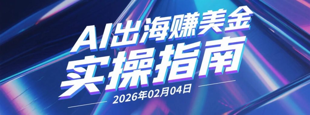 【2026.02.04】AI掘金海外系列视频资料：海外社媒运营与提示词整理-老高项目网