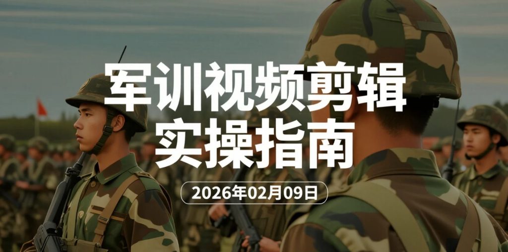 【2026.02.09】军训视频剪辑实操拆解：从素材整理到成片输出的变现思路-老高项目网