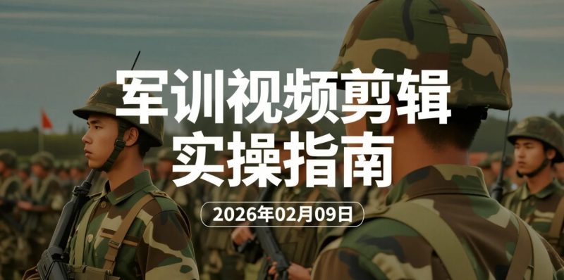 【2026.02.09】军训视频剪辑实操拆解：从素材整理到成片输出的变现思路-老高项目网