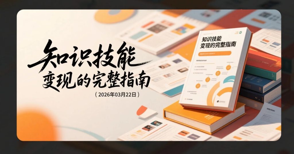 【2026.03.22】知识技能变现的完整指南，50天搭建线上产品与发布流程的闭环路径-老高项目网