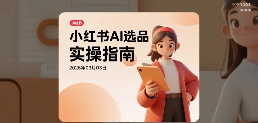 【2026.03.03】小红书AI选品实操：冷门宝藏产品研究与发布指南 | 虚拟资料赛道-老高项目网