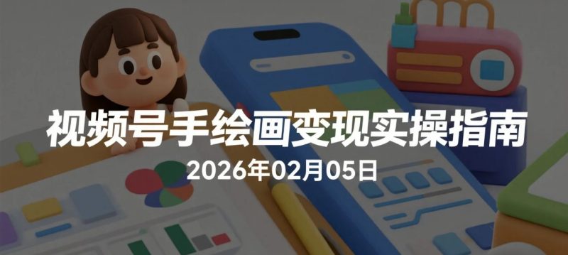【2026.02.05】视频号手绘AI实操指南：零基础快速制作-老高项目网