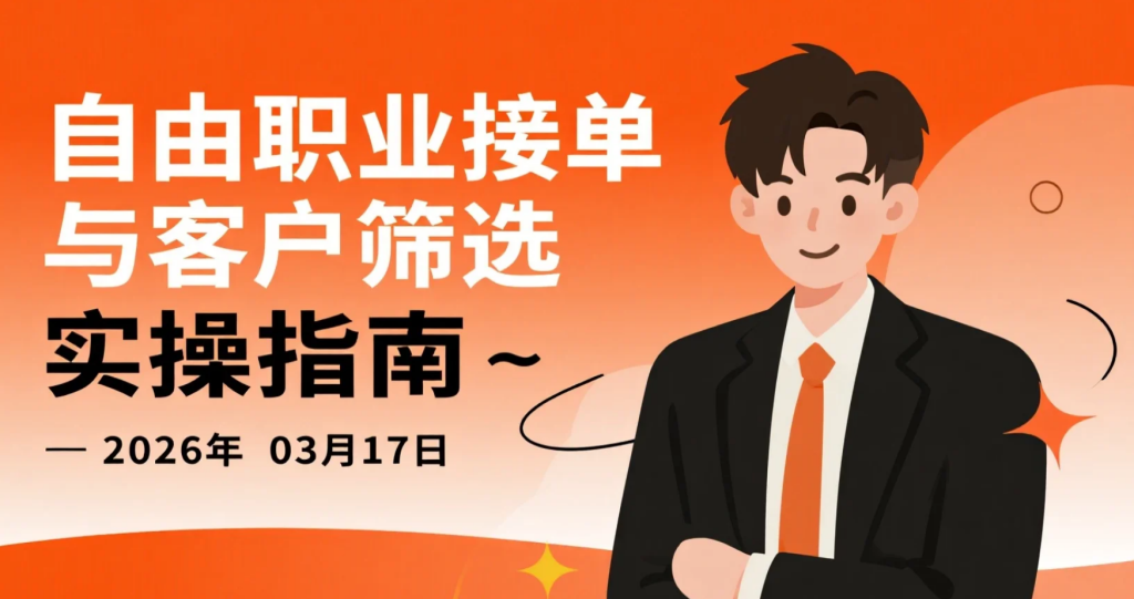 【2026.03.17】自由职业接单与客户筛选实操指南：提升议价能力与AI辅助效率的工作模式-老高项目网