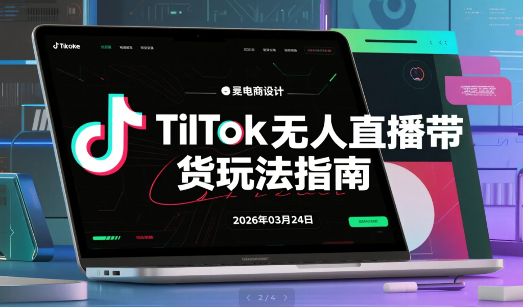 【2026.03.24】TikTok无人直播带货玩法指南：无人值守直播变现实操-老高项目网