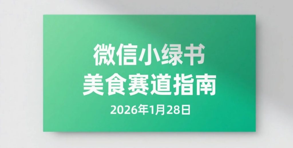【2026.01.28】微信小绿书美食图文实操项目拆解，新手可上手的内容变现路径-老高项目网