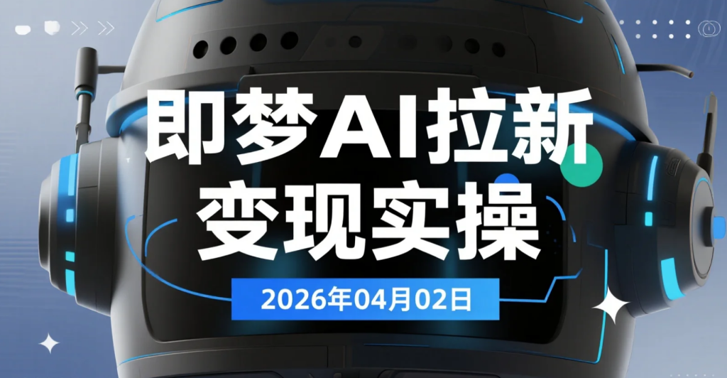 【2026.04.02】即梦AI拉新变现实操：复刻经典影视剧出镜玩法全流程-老高项目网