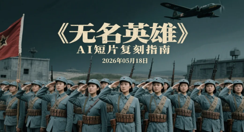 【2026.05.18】《无名英雄》AI短片复刻指南丨无线画布玩法全过程-老高项目网
