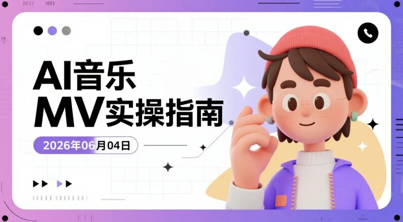 【2026.06.04】AI音乐MV实操指南：从原创作词到虚拟歌手打造，全流程制作音乐视频-老高项目网