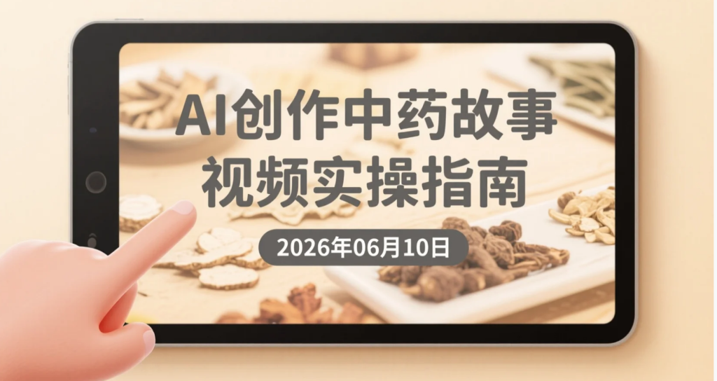 【2026.06.10】AI创作中药故事视频实操指南，结合视频号分成与橱窗模式探索内容变现思路-老高项目网