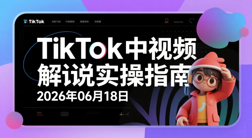 【2026.06.18】TikTok中视频解说实操指南：体育热点+温情文案双方向玩法-老高项目网