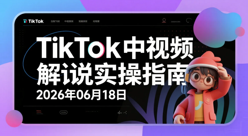 【2026.06.18】TikTok中视频解说实操指南：体育热点+温情文案双方向玩法-老高项目网