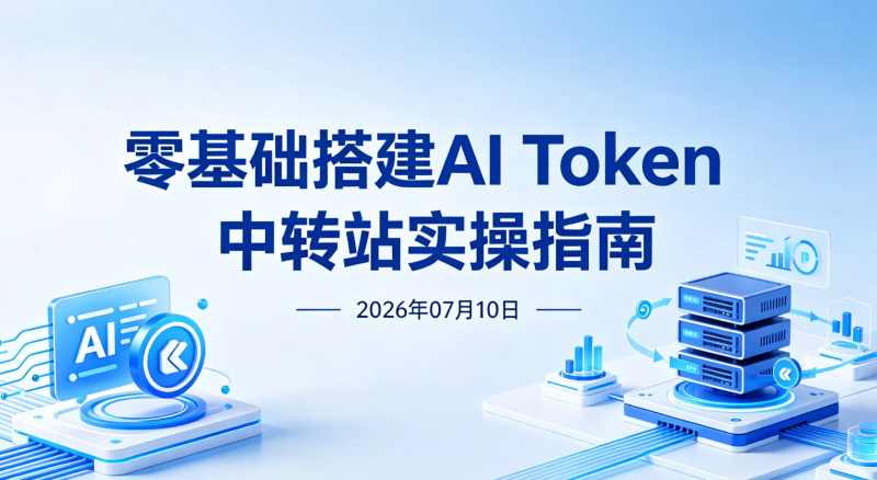 【2026.07.10】零基础搭建AI Token中转站实操指南，从部署到多模型接口统一管理-老高项目网