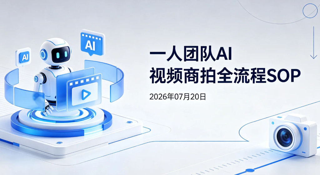 【2026.07.20】一人团队AI视频商拍全流程SOP：从剧本分镜到生成剪辑的实操-老高项目网