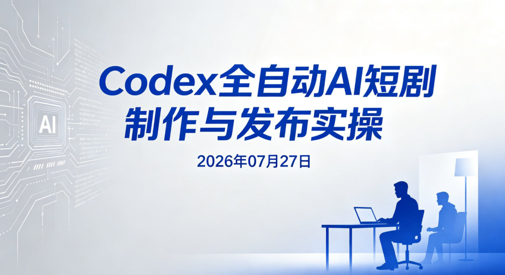 【2026.07.27】GPT-5.6 Codex + Higgsfield MCP 一站式AI短剧制作与自动发布YouTube实操研究-老高项目网