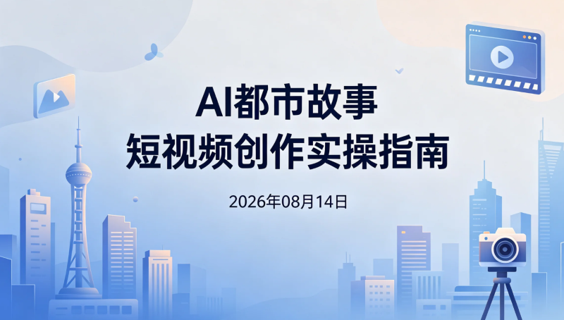 【2026.08.14】AI都市故事短视频创作实操指南:多题材探索与内容变现方法-老高项目网