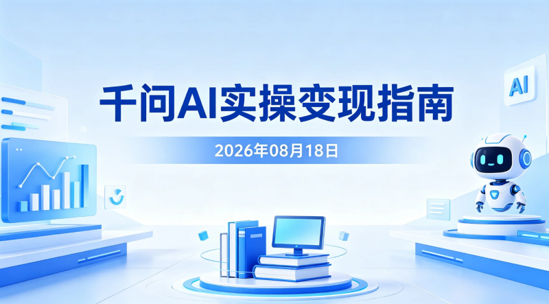【2026.08.18】千问AI实操变现指南:短视频教程引流与口令转化方法-老高项目网
