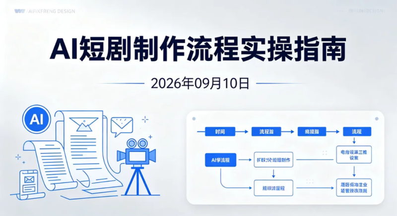【2026.09.10】AI短剧制作流程实操指南：从剧本构思到成片输出全流程详解-老高项目网